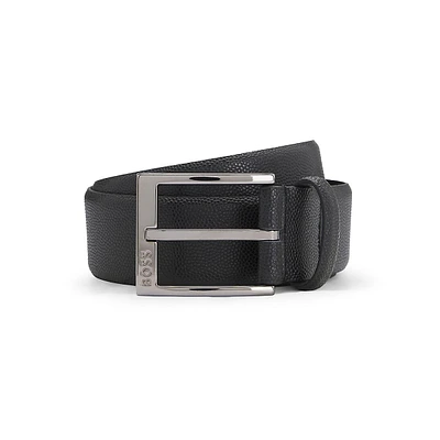 Elloy Italian-Leather Belt With Branded Buckle