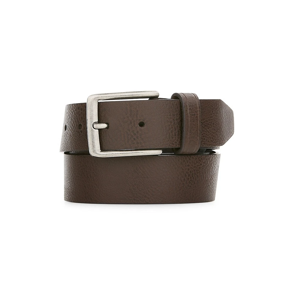 Big Loop Pebbled Leather Belt