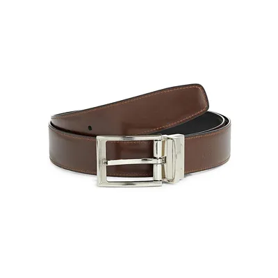 Portfolio New Saffiano Reversiblel Leather Belt