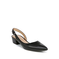 N5 Contour Banks Leather Slingback Pumps