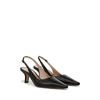 Bianka Leather Slingback Dress Pumps