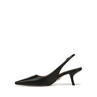 Bianka Leather Slingback Dress Pumps