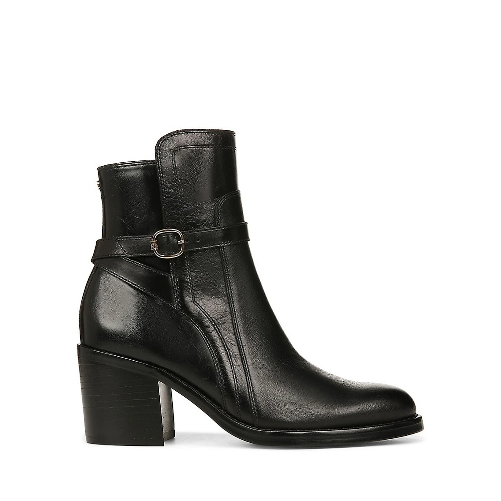 Simona Leather Ankle Booties