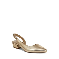 N5 Contour Banks Leather Slingback Pumps