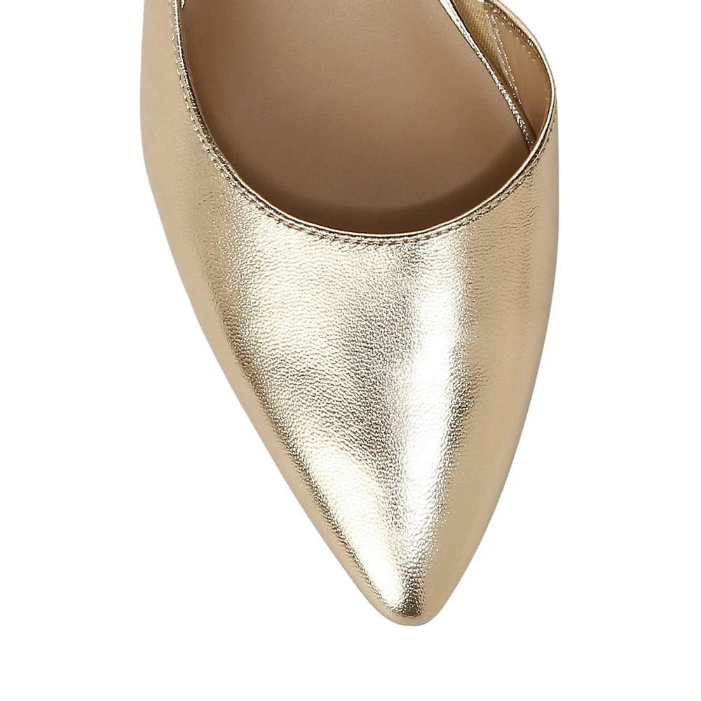 N5 Contour Banks Leather Slingback Pumps