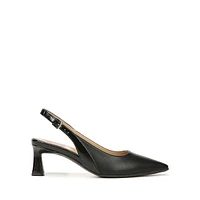 Tansy Mid-Heel Slingback Pumps