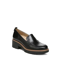 Premium Derry Leather Platform Loafers