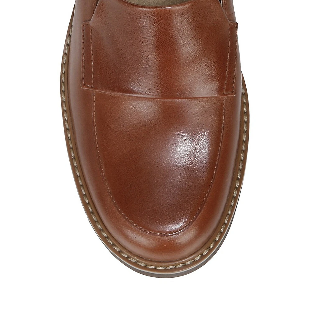 Premium Derry Leather Platform Loafers