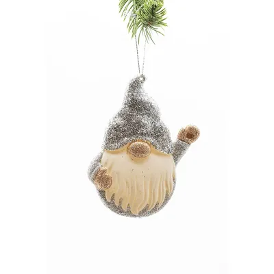 Waving Gnome Ornament (pack Of 6)