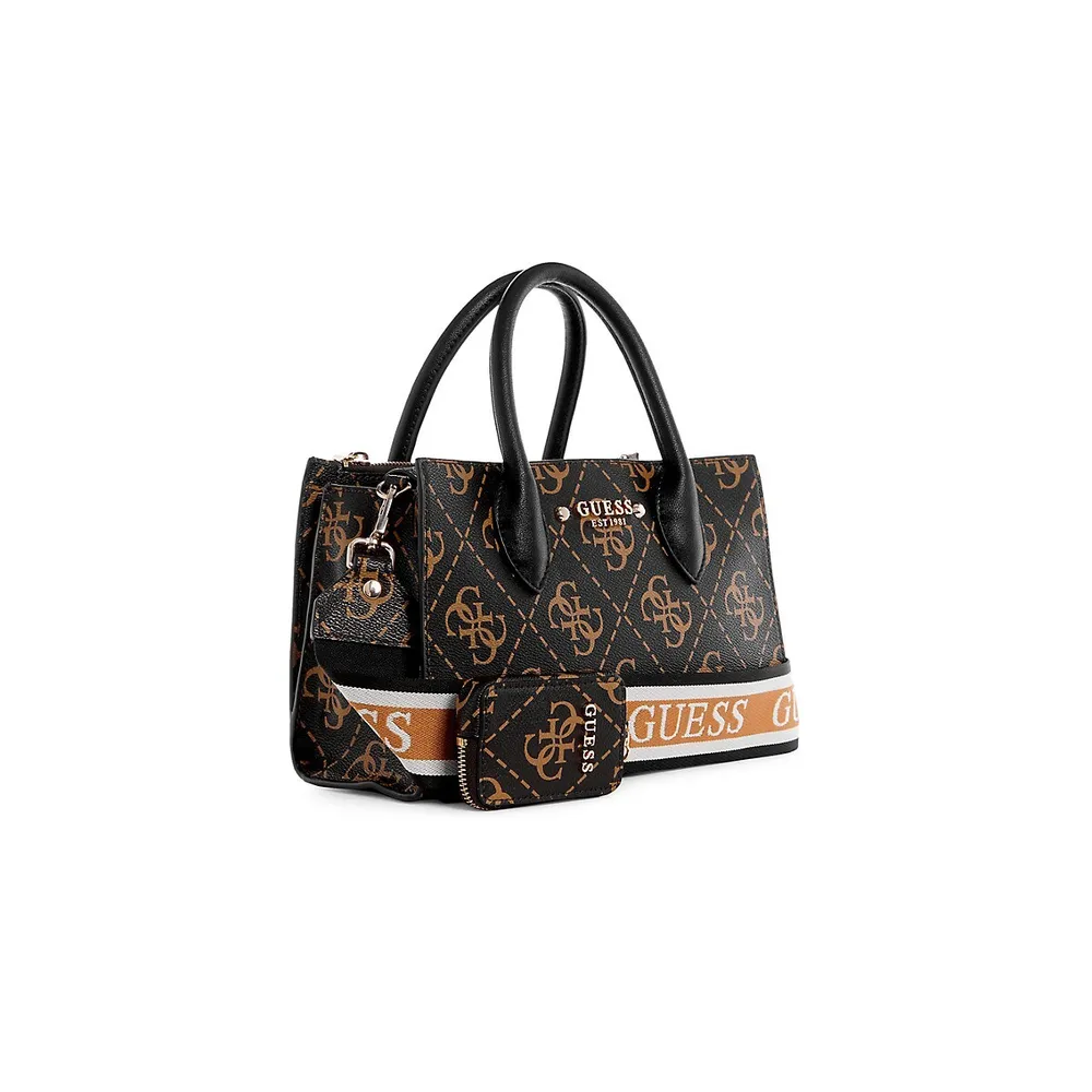 Guess Rea Mini Camera Large Signature Logo Crossbody Bag