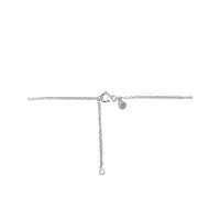 14K White Gold & 0.67 CT. T.W. Diamond Linear Pendant Necklace