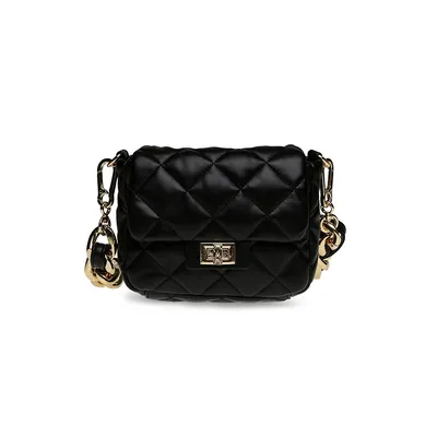Bheara Quilted Foldover Crossbody