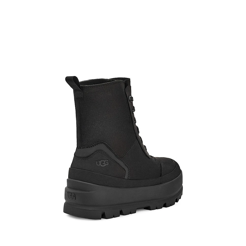 Women's Lug Waterproof Leather Sneaker Boots