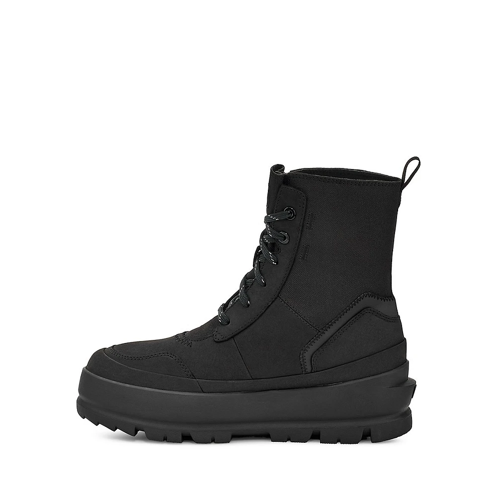 Women's Lug Waterproof Leather Sneaker Boots