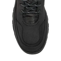 Women's Lug Waterproof Leather Sneaker Boots
