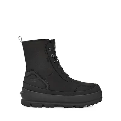 Women's Lug Waterproof Leather Sneaker Boots