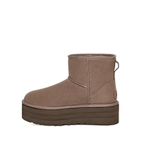 Women"s Classic Mini Suede Platform Booties