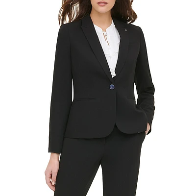 Tailored Single-Breasted Blazer