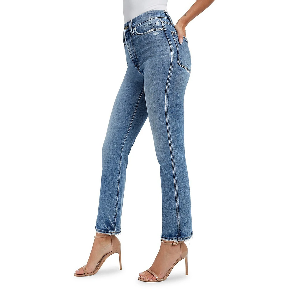 Good Curve Straight-Leg Ultra High-Rise Jeans