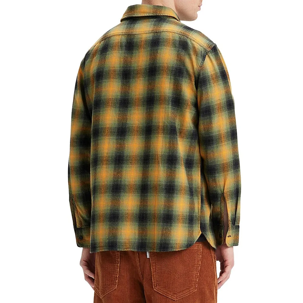 Classic Worker Plaid Shirt