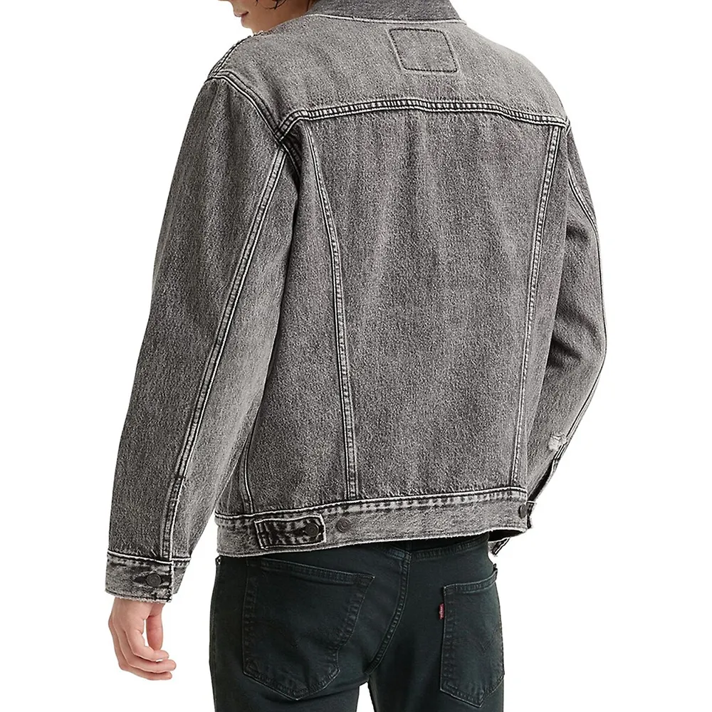 New Relaxed Fit Trucker Denim Jacket