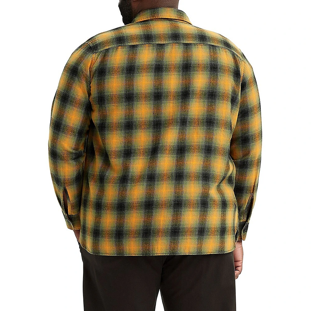 Big & Tall Classic Worker Check Shirt