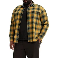 Big & Tall Classic Worker Check Shirt