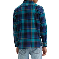 Classic Worker Plaid Shirt