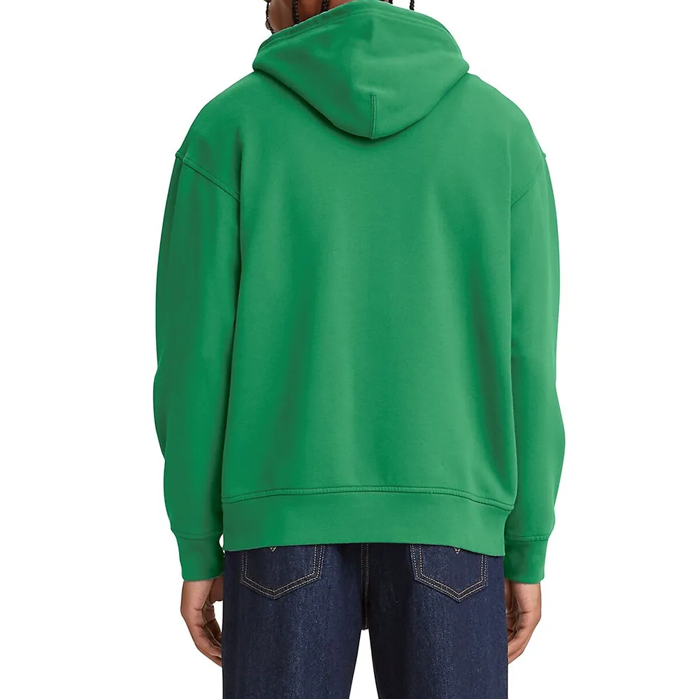 Relaxed-Fit Logo Graphic Hoodie