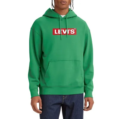 Relaxed-Fit Logo Graphic Hoodie