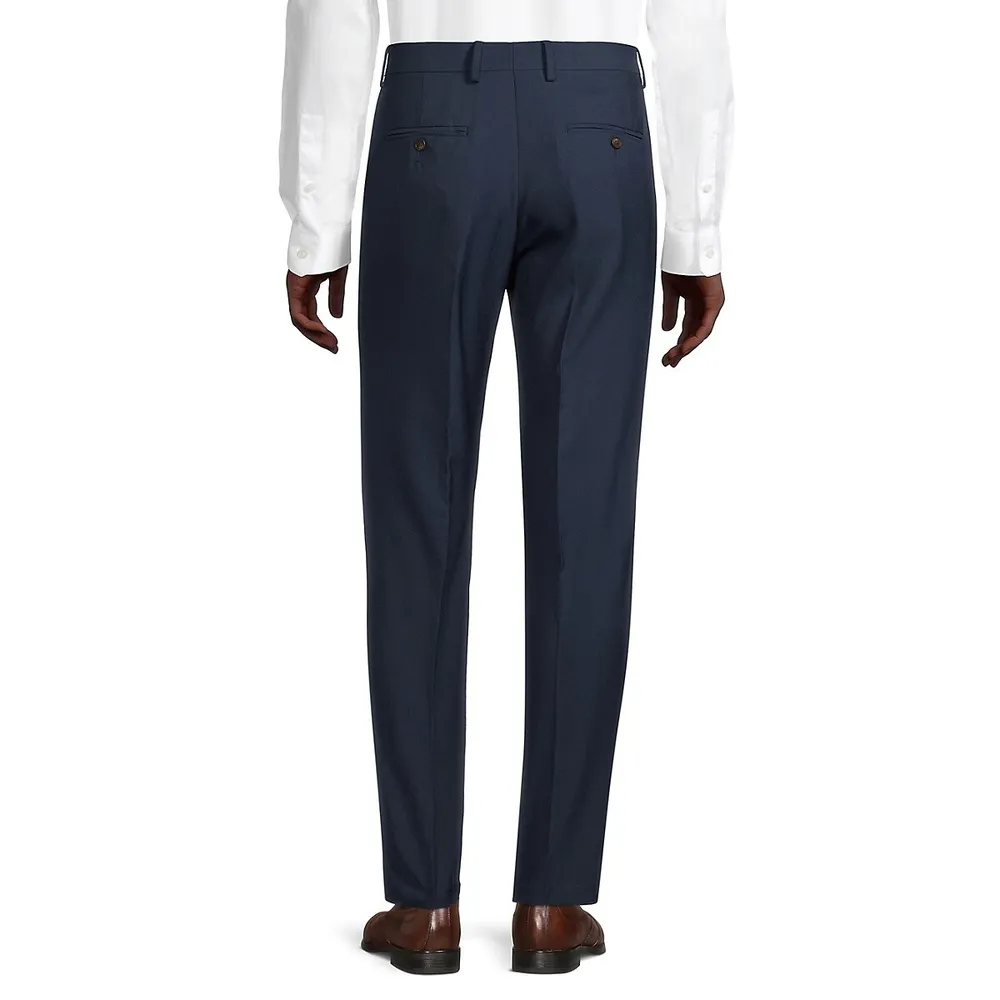 Straight-Fit Wrinkle-Free Dress Pants