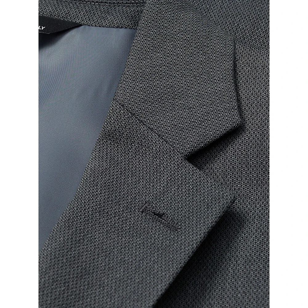 Classic-Fit Single-Breasted Suit Jacket