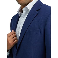 Classic-Fit Single-Breasted Suit Jacket