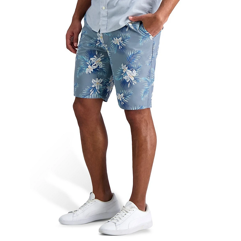 The Active Series Floral Cruise Hybrid Active-Fit Shorts