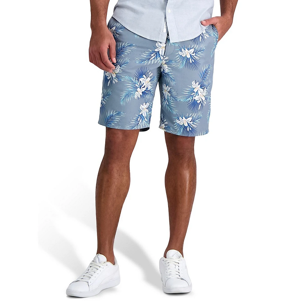 The Active Series Floral Cruise Hybrid Active-Fit Shorts