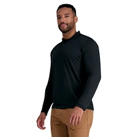 Long-Sleeve Interlock Polo Shirt