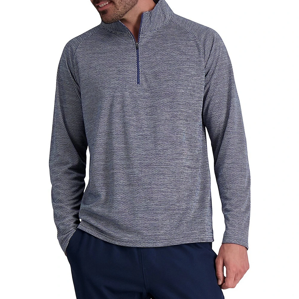 Quarter-Zip Long-Sleeve Pullover
