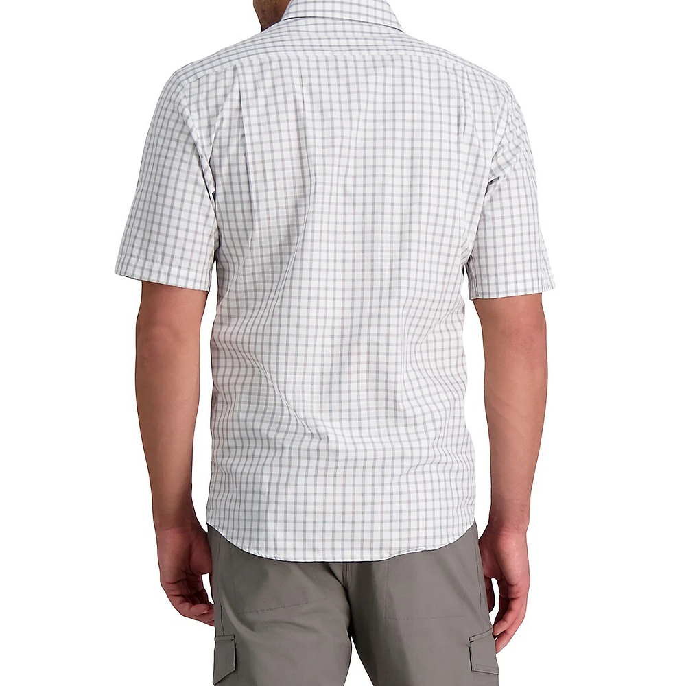 Plaid Short-Sleeve Shirt