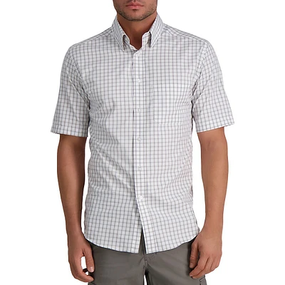 Plaid Short-Sleeve Shirt