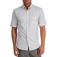 Plaid Short-Sleeve Shirt