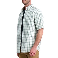 Plaid Short-Sleeve Shirt