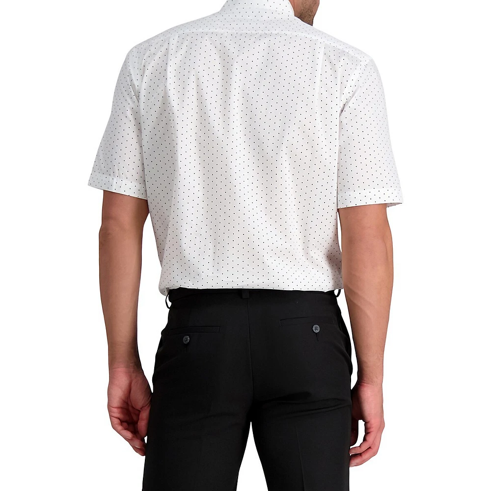 Urban Dot-Print Short-Sleeve Shirt