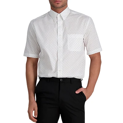 Urban Dot-Print Short-Sleeve Shirt
