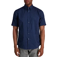 Urban Dot-Print Short-Sleeve Shirt