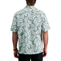 Tropical-Print Camp Shirt