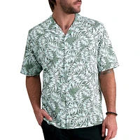 Tropical-Print Camp Shirt