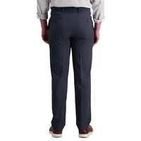 Pantalon habillé de coupe droite qualité supérieure à carreaux