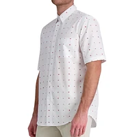 Life Khaki Moose-Print Short-Sleeve Shirt