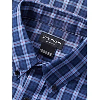 Life Khaki Plaid Long-Sleeve Comfort Shirt