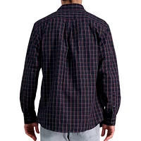 Life Khaki Plaid Long-Sleeve Comfort Shirt